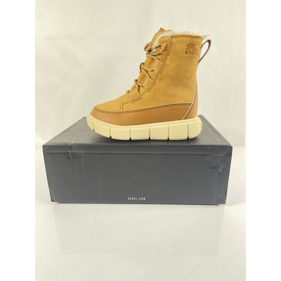 Sorel Boots Kids Size 11 Brown Explorer III Lace WP Waterproof Snow Winter - Picture 11 of 14